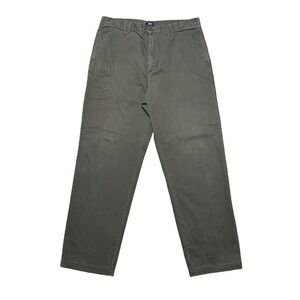 GH Bass & Co vintage men's olive green baggy loose pants 38x34